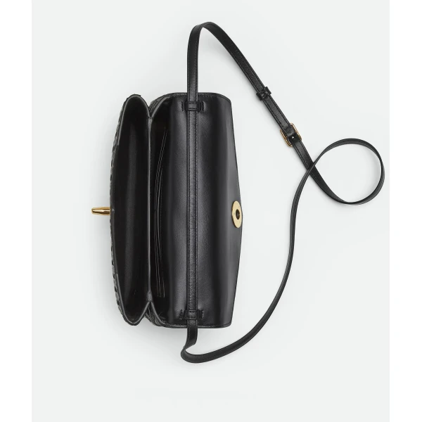 Khaite Women's Knot Lock in Black - Black Clutch Bags - The Lotus Tote Bag - Shop at Coveti