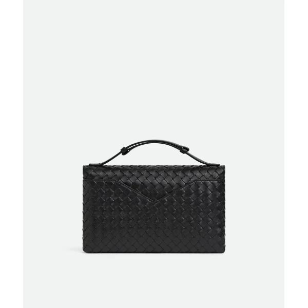 Khaite Women's Knot Lock in Black - Black Clutch Bags - The Lotus Tote Bag - Shop at Coveti