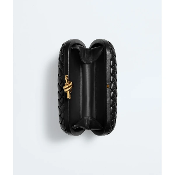 Khaite Women's Knot in Black - Black Clutch Bags - The Lotus Tote Bag - Shop at Coveti