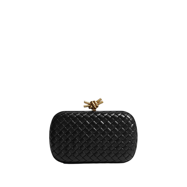 Khaite Women's Knot in Black - Black Clutch Bags - The Lotus Tote Bag - Shop at Coveti