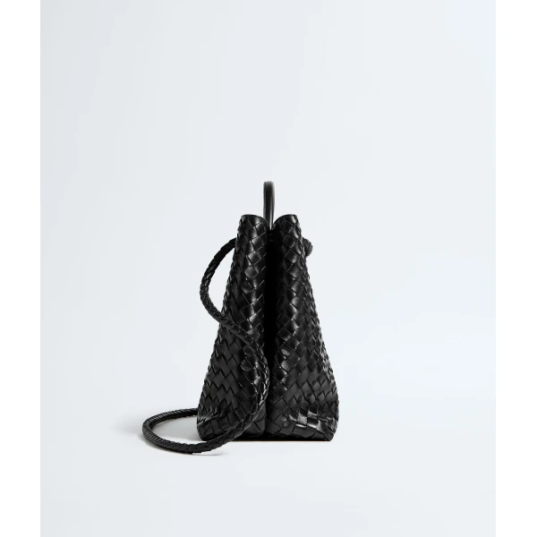 Khaite Women's Large Andiamo in Black - Black Totes & Top-Handle Bags - The Lotus Tote Bag - Shop at Coveti