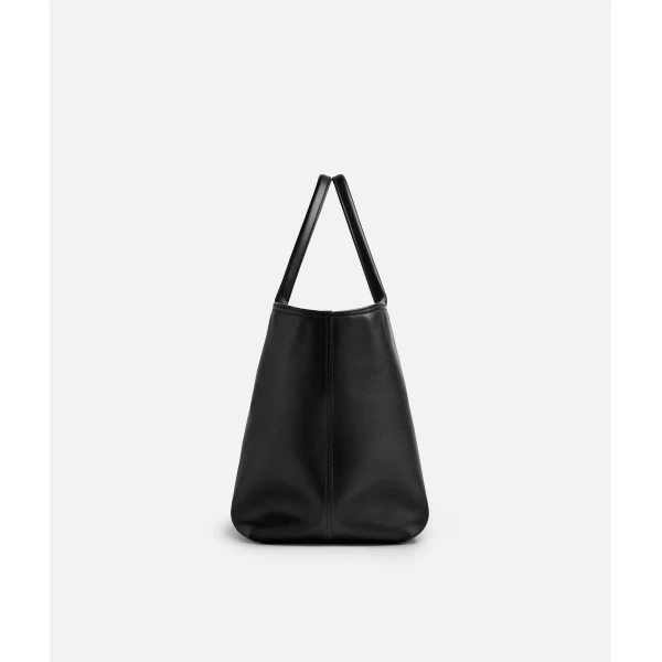 Khaite Women's Large Cabat in Black - Black Totes & Top-Handle Bags - The Lotus Tote Bag - Shop at Coveti