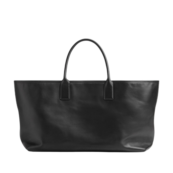 Khaite Women's Large Cabat in Black - Black Totes & Top-Handle Bags - The Lotus Tote Bag - Shop at Coveti