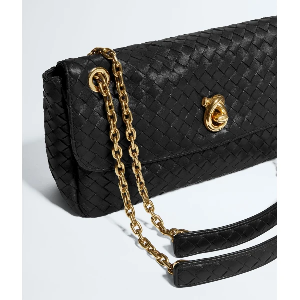 Khaite Women's Madison in Black - Black Shoulder & Crossbody Bags - The Lotus Tote Bag - Shop at Coveti