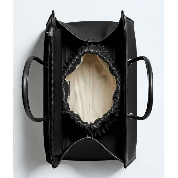 Khaite Women's Maxi Barbara Tote in Black - Black Totes & Top-Handle Bags - The Lotus Tote Bag - Shop at Coveti