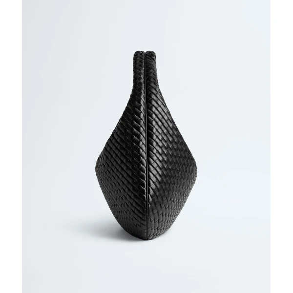Khaite Women's Maxi Veneta in Black - Black Shoulder & Crossbody Bags - The Lotus Tote Bag - Shop at Coveti