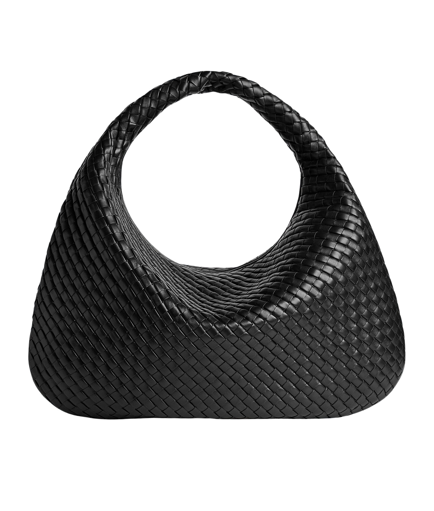 Khaite Women's Maxi Veneta in Black - Black Shoulder & Crossbody Bags - The Lotus Tote Bag - Shop at Coveti