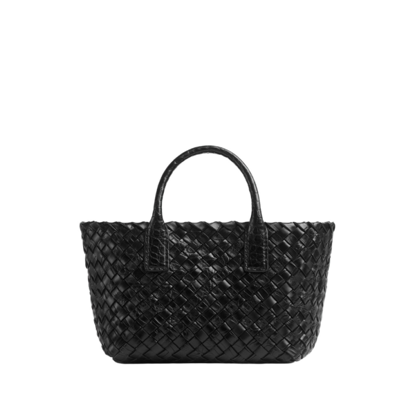 Khaite Women's Mini Cabat in Black - Black Mini Bags - The Lotus Tote Bag - Shop at Coveti