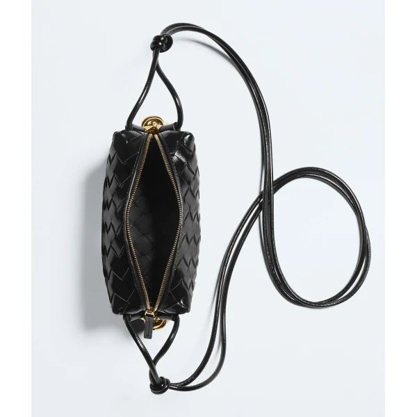 Khaite Women's Mini Loop Metal Knots in Black - Black Mini Bags - The Lotus Tote Bag - Shop at Coveti