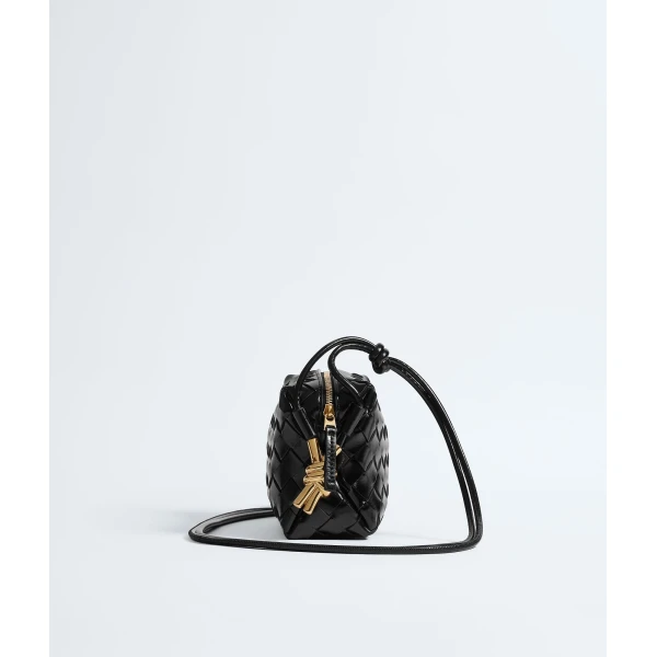 Khaite Women's Mini Loop Metal Knots in Black - Black Mini Bags - The Lotus Tote Bag - Shop at Coveti