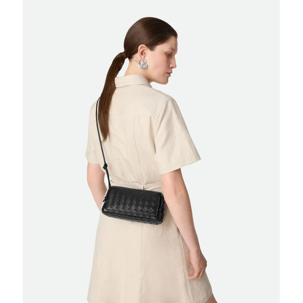 Khaite Women's Notturno in Black - Black Shoulder & Crossbody Bags - The Lotus Tote Bag - Shop at Coveti