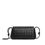 Khaite Women's Notturno in Black - Black Shoulder & Crossbody Bags - The Lotus Tote Bag - Shop at Coveti