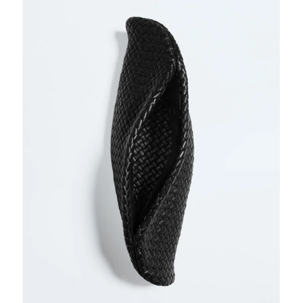 Khaite Women's Onda Clutch in Black - Black Clutch Bags - The Lotus Tote Bag - Shop at Coveti