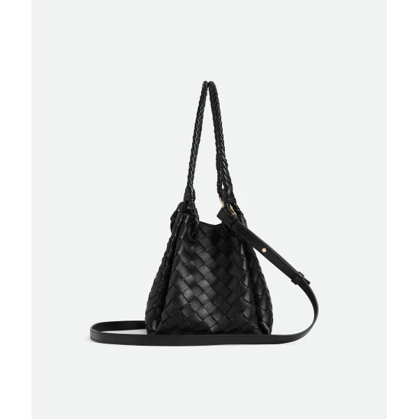 Khaite Women's Parachute in Black - Black Shoulder & Crossbody Bags - The Lotus Tote Bag - Shop at Coveti