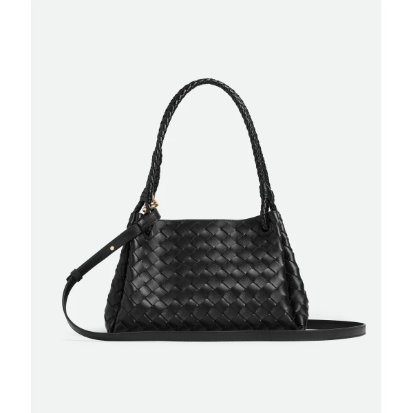 Khaite Women's Parachute in Black - Black Shoulder & Crossbody Bags - The Lotus Tote Bag - Shop at Coveti