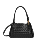 Khaite Women's Parachute in Black - Black Shoulder & Crossbody Bags - The Lotus Tote Bag - Shop at Coveti