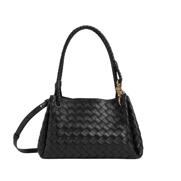 Khaite Women's Parachute in Black - Black Shoulder & Crossbody Bags - The Lotus Tote Bag - Shop at Coveti