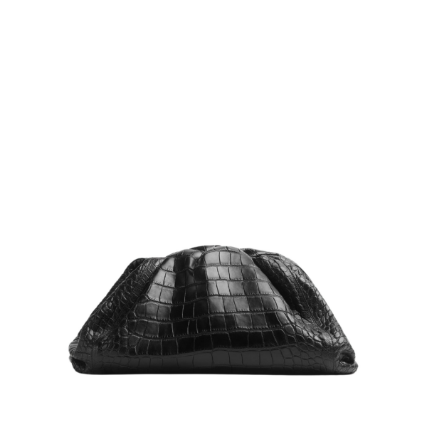 Khaite Women's Pouch in Black - Black Clutch Bags - The Lotus Tote Bag - Shop at Coveti
