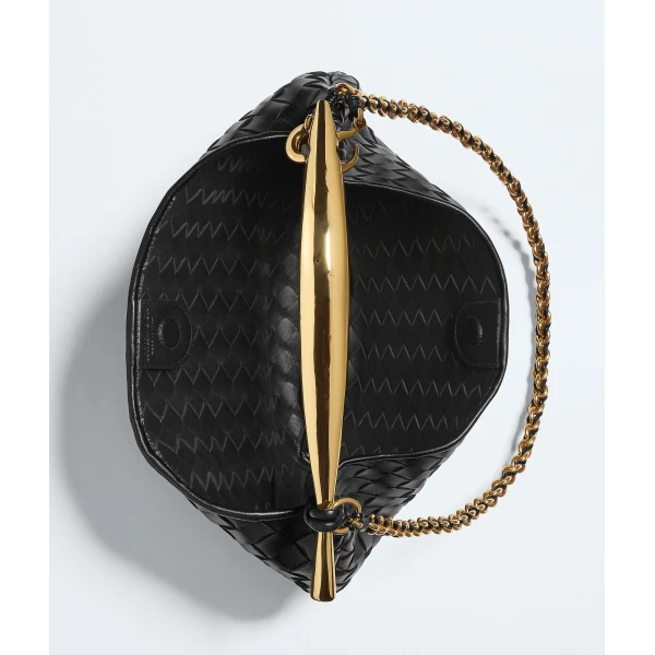 Khaite Women's Sardine Chain in Black - Black Shoulder & Crossbody Bags - The Lotus Tote Bag - Shop at Coveti
