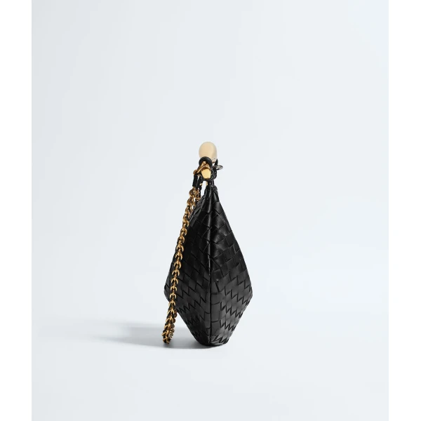 Khaite Women's Sardine Chain in Black - Black Shoulder & Crossbody Bags - The Lotus Tote Bag - Shop at Coveti
