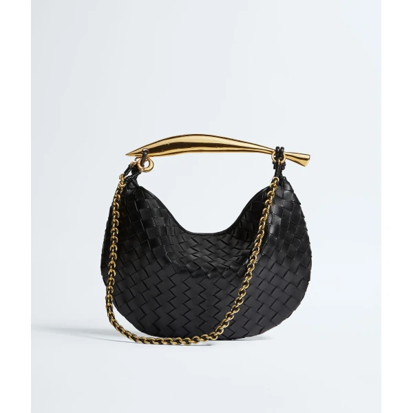 Khaite Women's Sardine Chain in Black - Black Shoulder & Crossbody Bags - The Lotus Tote Bag - Shop at Coveti