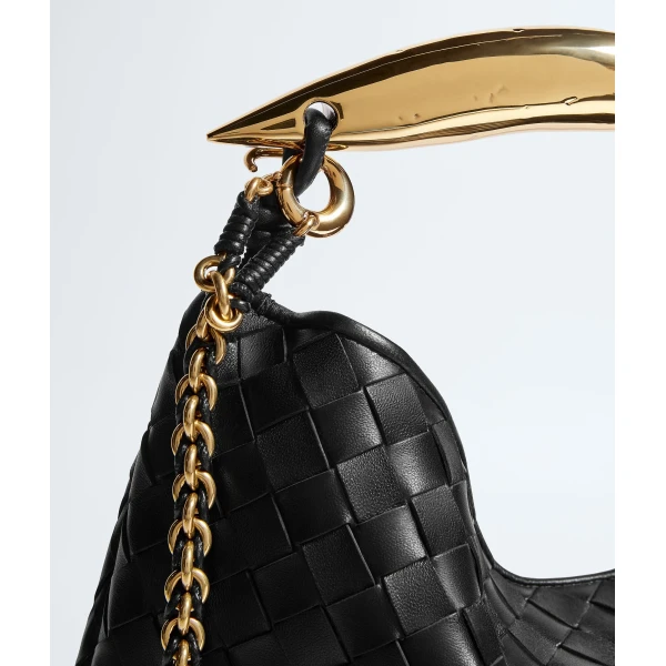 Khaite Women's Sardine Chain in Black - Black Shoulder & Crossbody Bags - The Lotus Tote Bag - Shop at Coveti