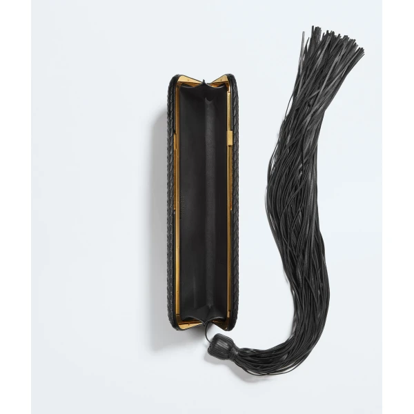 Khaite Women's Serata Clutch in Black - Black Clutch Bags - The Lotus Tote Bag - Shop at Coveti