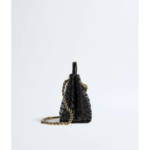 Khaite Women's Small Andiamo Chain in Black - Black Shoulder & Crossbody Bags - The Lotus Tote Bag - Shop at Coveti