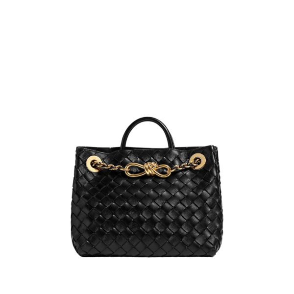 Khaite Women's Small Andiamo Chain in Black - Black Shoulder & Crossbody Bags - The Lotus Tote Bag - Shop at Coveti