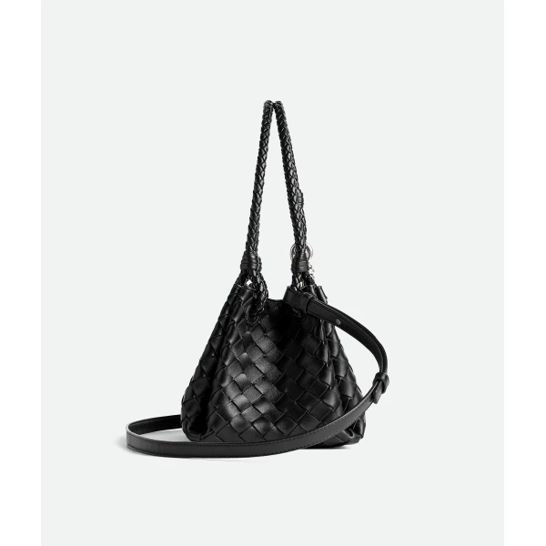 Khaite Women's Small Parachute in Black - Black Shoulder & Crossbody Bags - The Lotus Tote Bag - Shop at Coveti