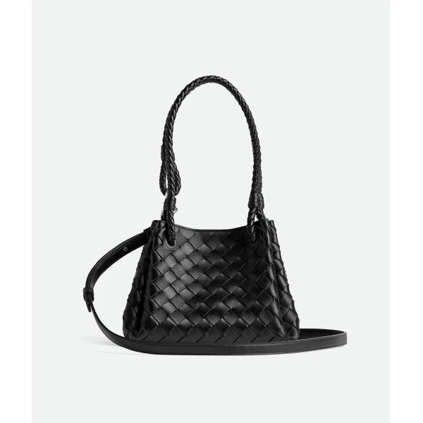 Khaite Women's Small Parachute in Black - Black Shoulder & Crossbody Bags - The Lotus Tote Bag - Shop at Coveti