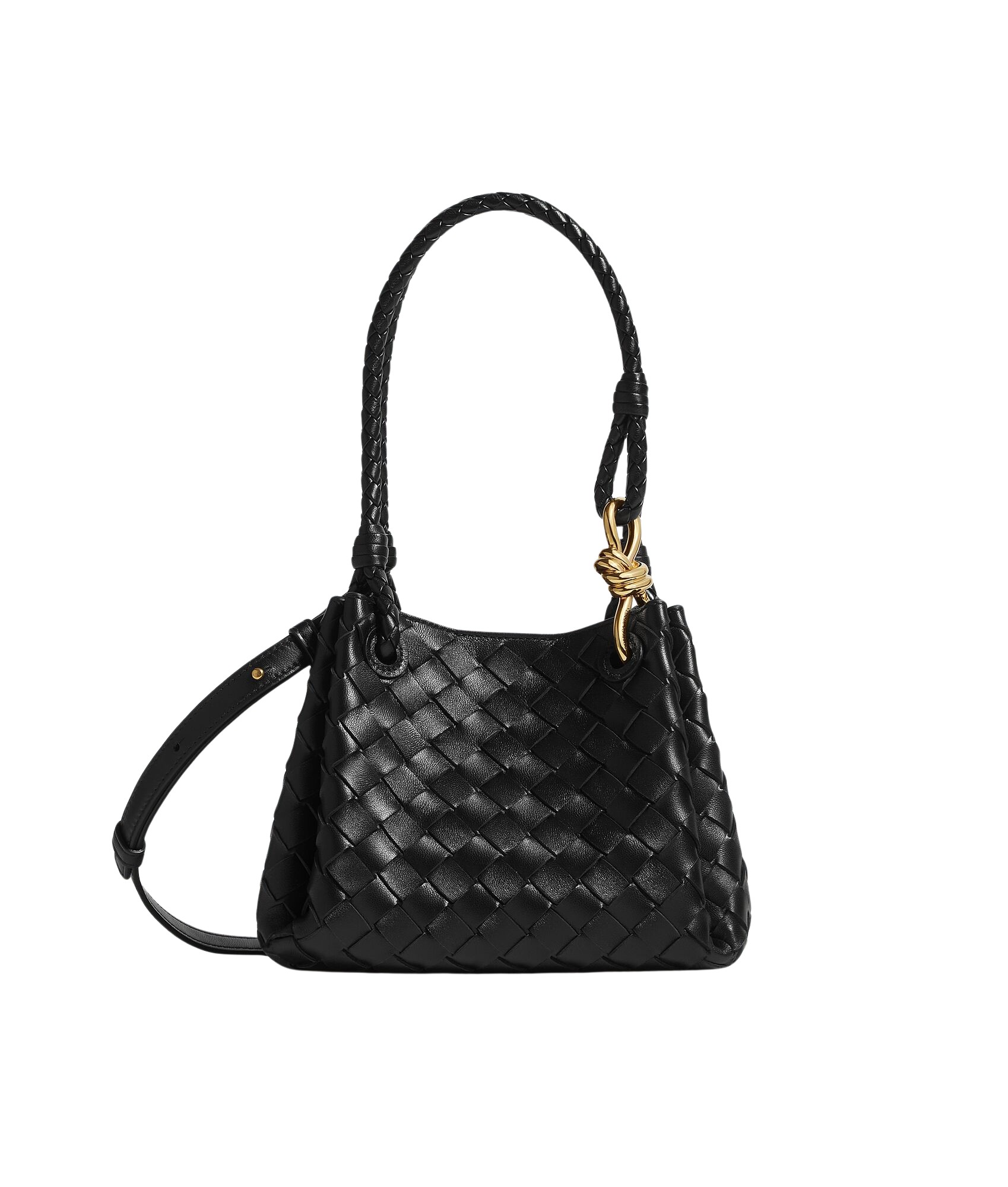 Black-Womens-Small-Parachute-in-Black-coveti-626457_nobg Khaite Women's Small Parachute in Black - Black Shoulder & Crossbody Bags - The Lotus Tote Bag - Shop at Coveti