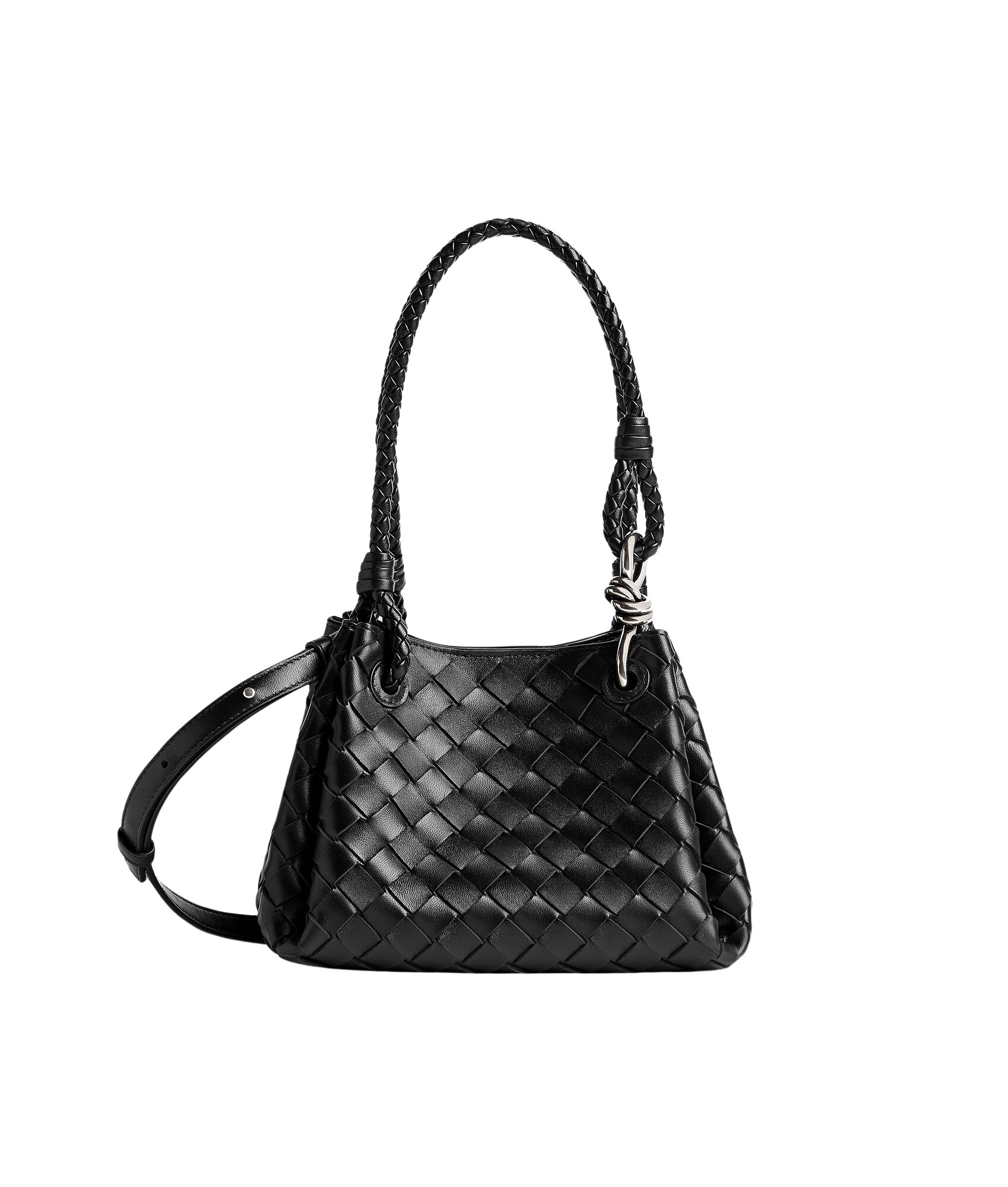 Black-Womens-Small-Parachute-in-Black-coveti42475_nobg Khaite Women's Small Parachute in Black - Black Shoulder & Crossbody Bags - The Lotus Tote Bag - Shop at Coveti