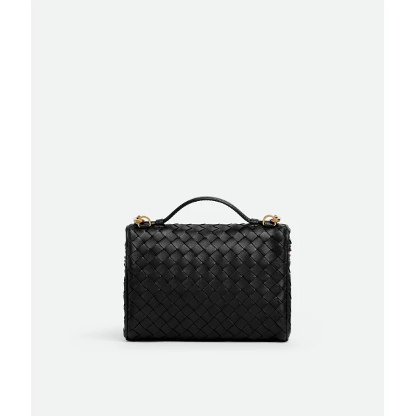Khaite Women's Small Soft Vanity in Black - Black Clutch Bags - The Lotus Tote Bag - Shop at Coveti