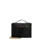 Khaite Women's Small Soft Vanity in Black - Black Clutch Bags - The Lotus Tote Bag - Shop at Coveti
