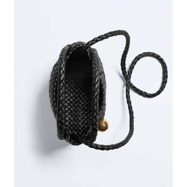 Khaite Women's Small Tosca in Black - Black Shoulder & Crossbody Bags - The Lotus Tote Bag - Shop at Coveti