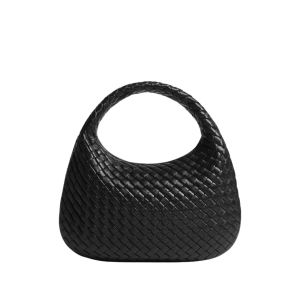 Khaite Women's Small Veneta in Black - Black Shoulder & Crossbody Bags - The Lotus Tote Bag - Shop at Coveti