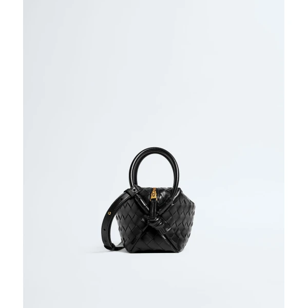 Khaite Women's Top Handle Loop in Black - Black Totes & Top-Handle Bags - The Lotus Tote Bag - Shop at Coveti