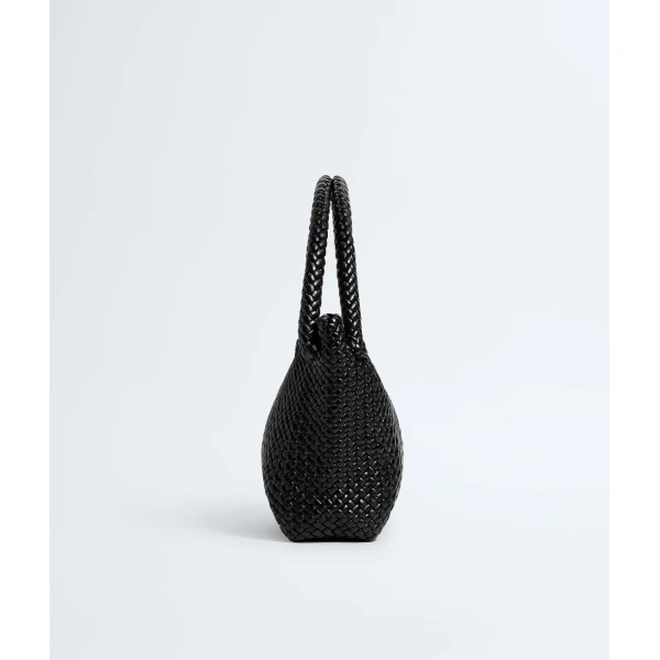 Khaite Women's Tosca in Black - Black Shoulder & Crossbody Bags - The Lotus Tote Bag - Shop at Coveti