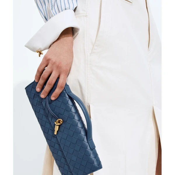 Khaite Women's Andiamo Clutch in Blue venezia - Blue Clutch Bags - The Lotus Tote Bag - Shop at Coveti
