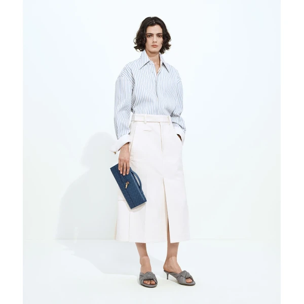 Khaite Women's Andiamo Clutch in Blue venezia - Blue Clutch Bags - The Lotus Tote Bag - Shop at Coveti