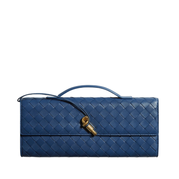 Khaite Women's Andiamo Clutch in Blue venezia - Blue Clutch Bags - The Lotus Tote Bag - Shop at Coveti