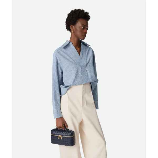 Khaite Women's Bang Bang in Nocturnal - Blue Shoulder & Crossbody Bags - The Lotus Tote Bag - Shop at Coveti
