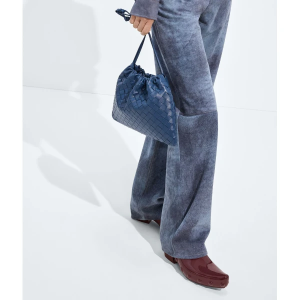 Khaite Women's Dustbag in Blue venezia - Blue Shoulder & Crossbody Bags - The Lotus Tote Bag - Shop at Coveti