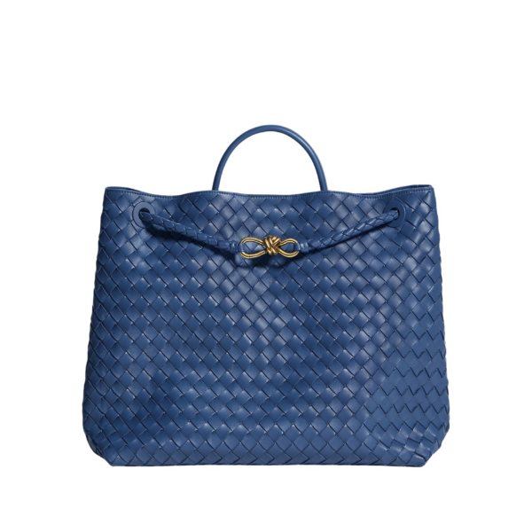 Khaite Women's Large Andiamo in Blue venezia - Blue Totes & Top-Handle Bags - The Lotus Tote Bag - Shop at Coveti