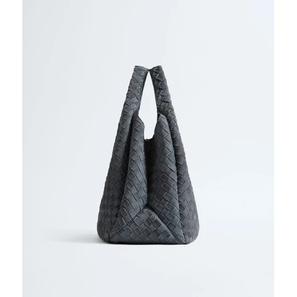 Khaite Women's Large Campana in Cloudy indigo - Blue Shoulder & Crossbody Bags - The Lotus Tote Bag - Shop at Coveti