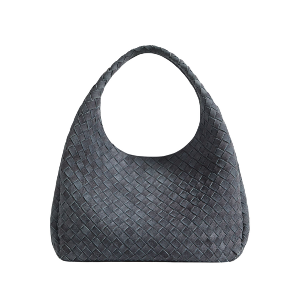 Khaite Women's Large Campana in Cloudy indigo - Blue Shoulder & Crossbody Bags - The Lotus Tote Bag - Shop at Coveti