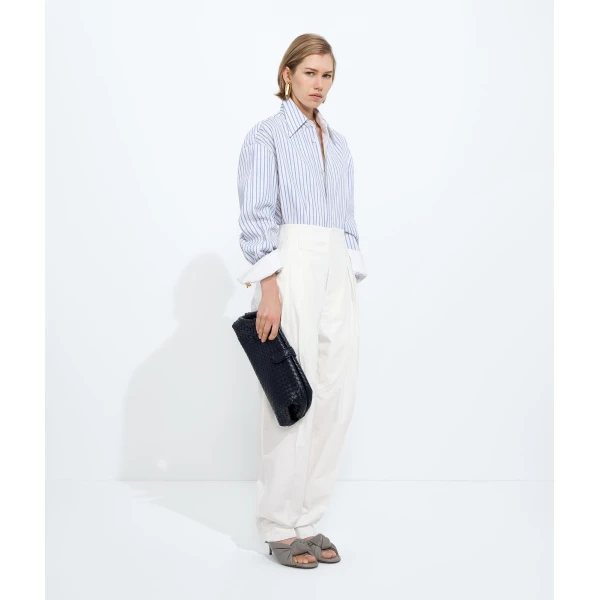 Khaite Women's Lauren 1979 in Midnight - Blue Shoulder & Crossbody Bags - The Lotus Tote Bag - Shop at Coveti