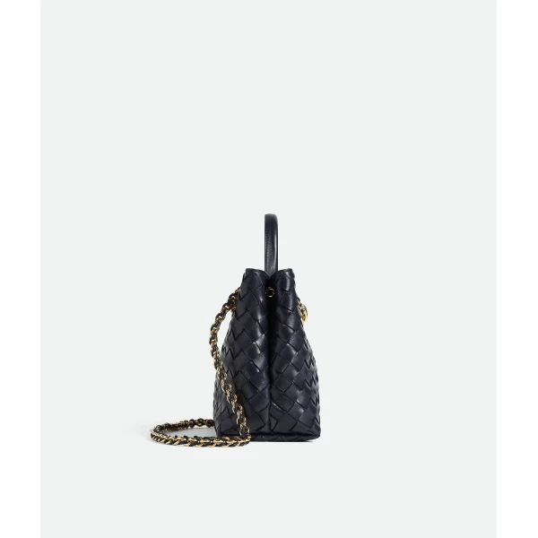 Khaite Women's Small Andiamo Chain in Nocturnal - Blue Shoulder & Crossbody Bags - The Lotus Tote Bag - Shop at Coveti
