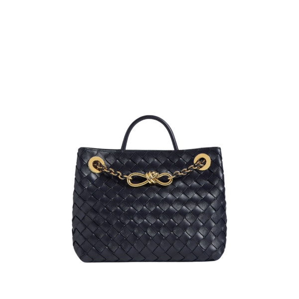 Khaite Women's Small Andiamo Chain in Nocturnal - Blue Shoulder & Crossbody Bags - The Lotus Tote Bag - Shop at Coveti
